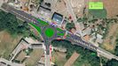 Plano de la glorieta que sustituir en Bveda al actual cruce de las carreteras de Lugo y A Pobra