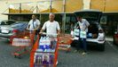 El primer da que se activ la recomendacin se vendi agua de forma masiva en los supermercados de la localidad focense