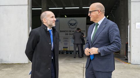 El alcalde de Ourense, Gonzalo Pérez Jácome, y el presidente de la Diputación, José Manuel Baltar.