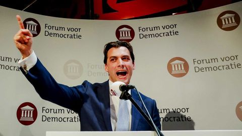 Thierry Baudet, lder del ultraderechista Foro para la Democracia holands