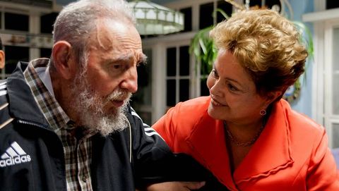 Rousseff se reúne con Fidel Castro La Habana