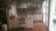 Estado en que qued� la cocina 