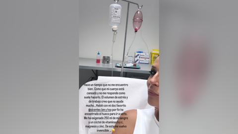 La publicacin en Instagram de la presentadora.