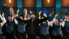 Momento de la actuaci�n de la rondalla Gran Sol