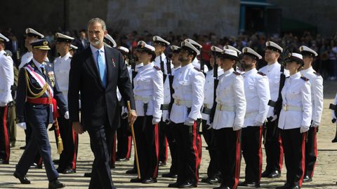 Felipe VI en la tercera ofrenda consecutiva al apstol