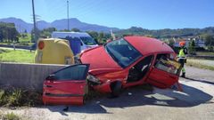 Accidente de tráfico en Nava, Asturias.