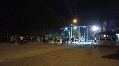 Las protestas ya se iniciaron hoy a primerísima hora cuando aún no había amanecido