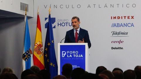 Felipe VI en el Foro La Toja del 2019