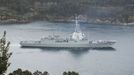 La fragata Blas de Lezo zarpa de Ferrol