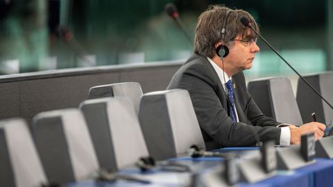 Puigdemont, en el Parlamento Europeo