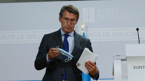 Feijoo: «A situación epidemiolóxica de Galicia é boa, a de A Coruña é mala»