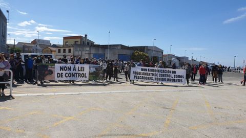 Protesta en el puerto de Cabo de Cruz