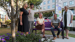 Presentaci�n do primeiro �Faladoiro� de Fene.
