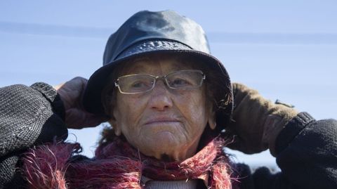 Carmen Ferro, de 101 aos, es vecina de Gonzar (O Pino)